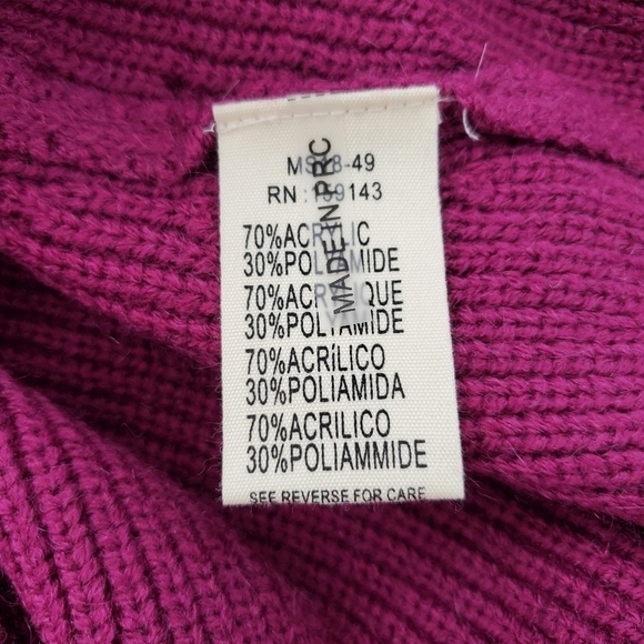 NEW FRNCH V-neck Ribbed Knit Pullover Sweater - Picture 5 of 5